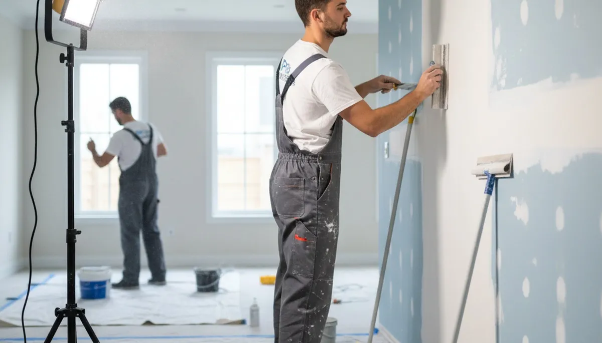 Professional drywall repair and wall restoration in Miami, FL home by expert local painters