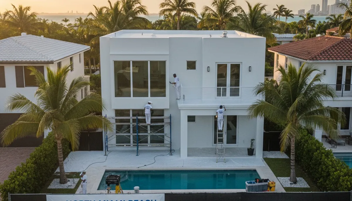 Professional house painters in Miami FL providing expert exterior and interior painting services